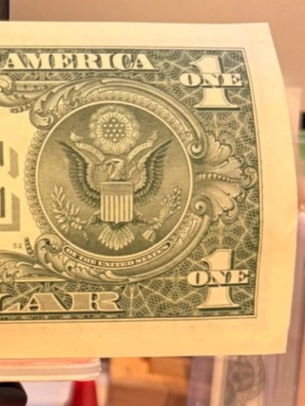 2017 A 1 Dollar Bill Miscut/Misaligned ERROR note #206561879226